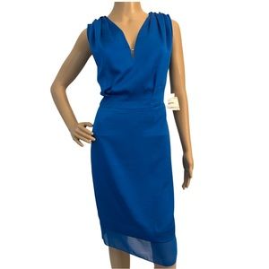 NWT Ann Klein dressy blue dress.